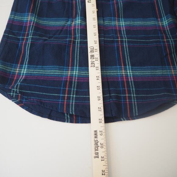 NWT Madewell Flannel Oversized Ex-Boyfriend Shirt Women’s Size Small - Picture 9 of 10